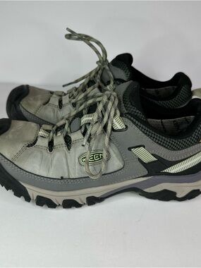 Keen Womens Targhee III  Gray Lace Up Waterproof Hiking Boots Size 9.5